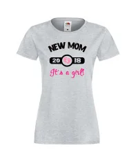 Дамска тениска New MOM 2018 girl
