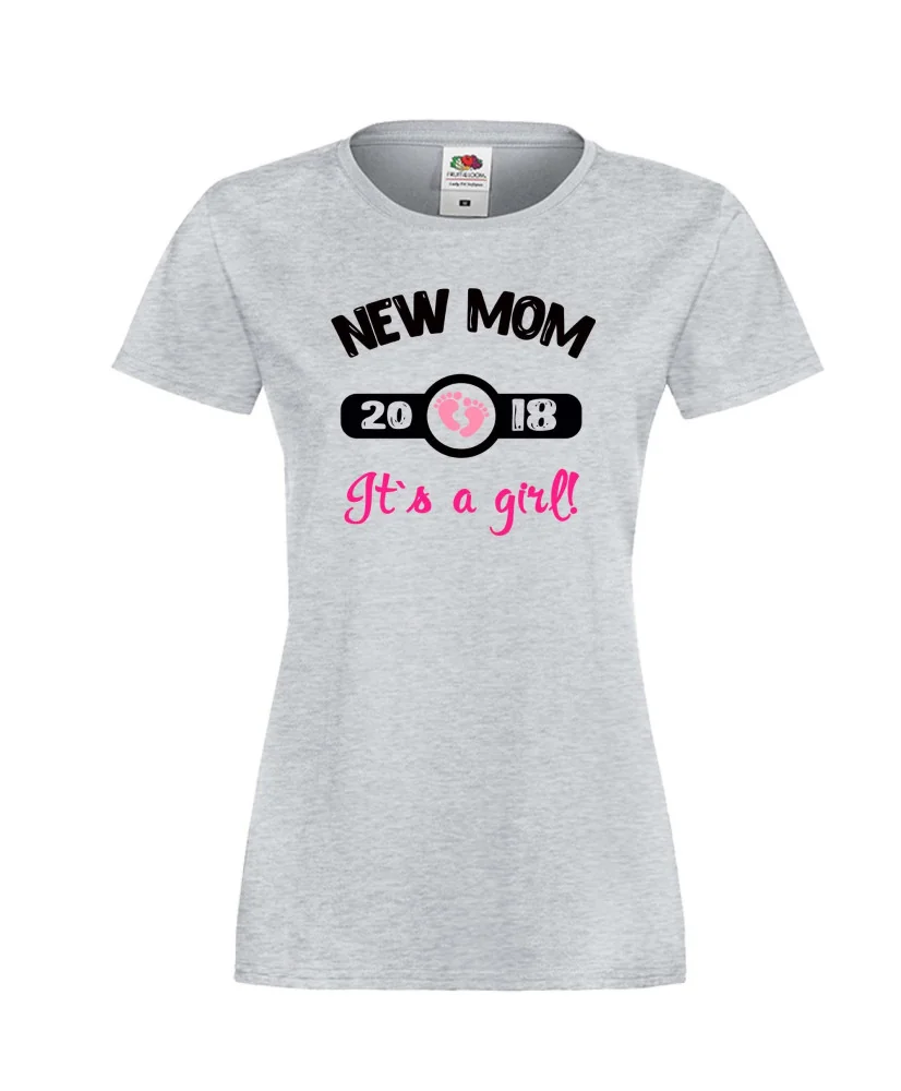 Дамска тениска New MOM 2018 girl Дамска тениска New MOM 2018 girl