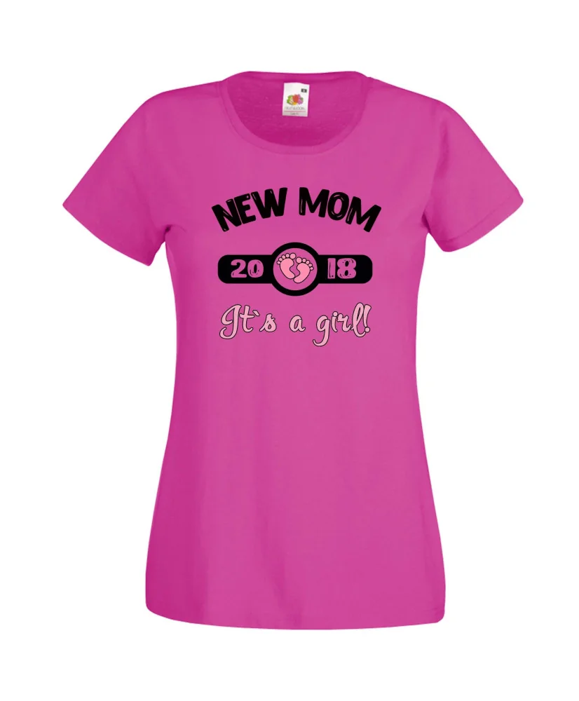 Дамска тениска New MOM 2018 girl Дамска тениска New MOM 2018 girl