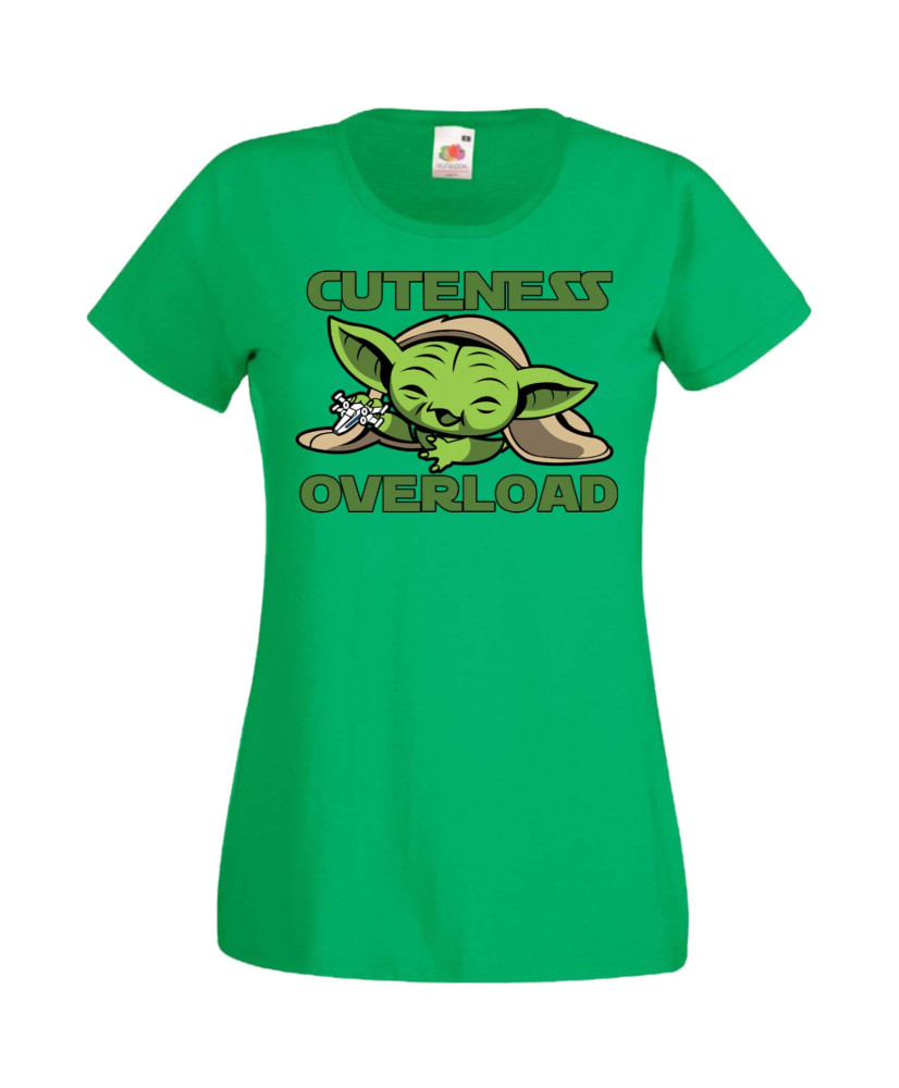 Дамска Тениска Star Wars Baby Yoda 2 Дамска Тениска Star Wars Baby Yoda 2