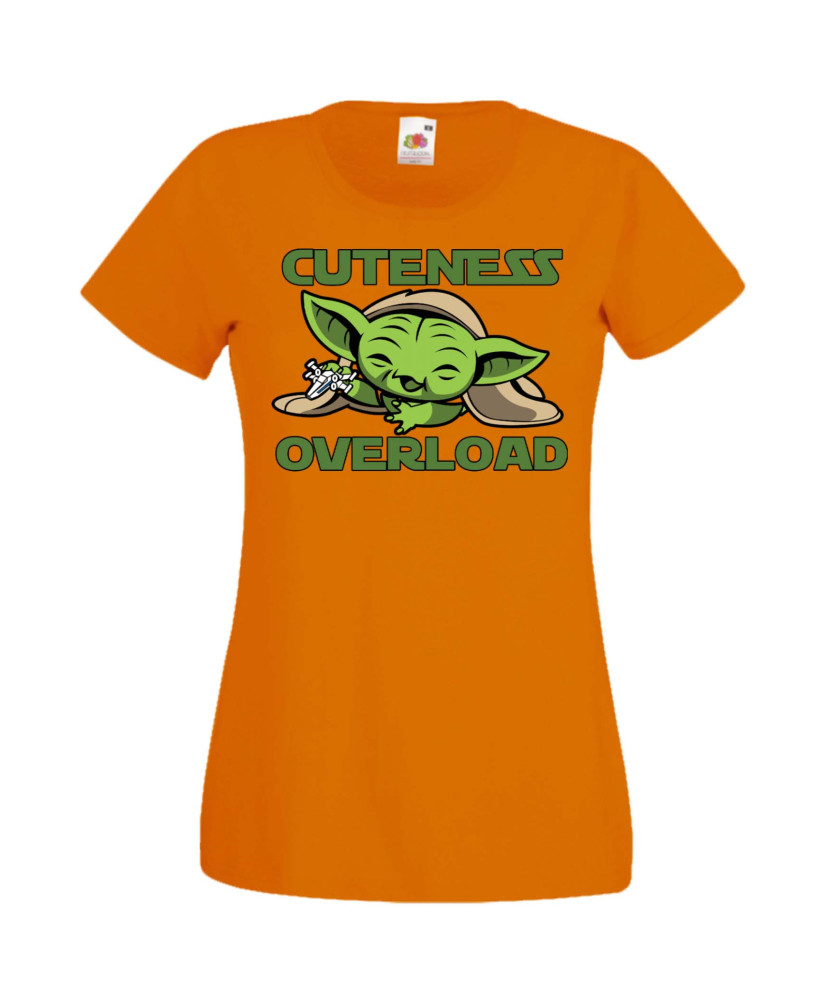 Дамска Тениска Star Wars Baby Yoda 2 Дамска Тениска Star Wars Baby Yoda 2