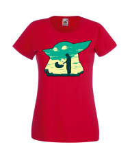 Дамска Тениска Star Wars Mandalorian Baby Yoda 1