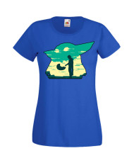 Дамска Тениска Star Wars Mandalorian Baby Yoda 1