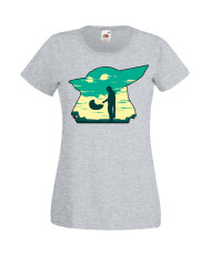 Дамска Тениска Star Wars Mandalorian Baby Yoda 1