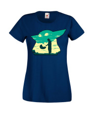 Дамска Тениска Star Wars Mandalorian Baby Yoda 1