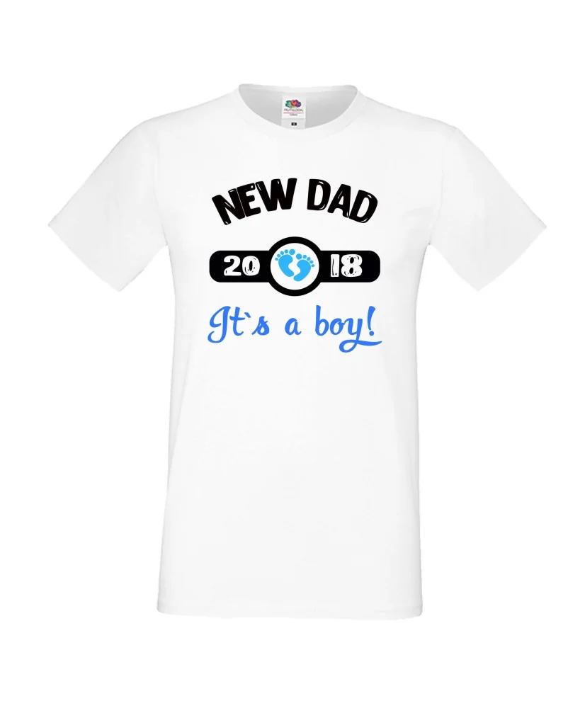 Мъжка тениска New DAD 2018 boy Мъжка тениска New DAD 2018 boy