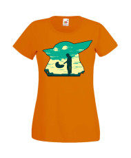 Дамска Тениска Star Wars Mandalorian Baby Yoda 1