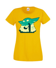 Дамска Тениска Star Wars Mandalorian Baby Yoda 1