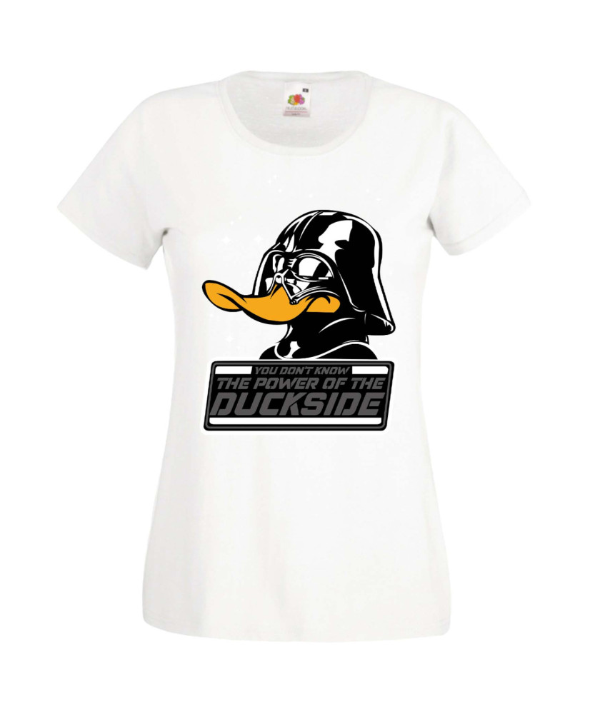 Дамска Тениска Star Wars Power Of Duckside Дамска Тениска Star Wars Power Of Duckside