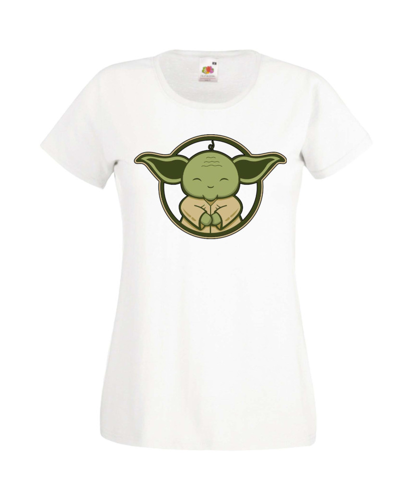 Дамска Тениска Star Wars Yoda 1 Дамска Тениска Star Wars Yoda 1
