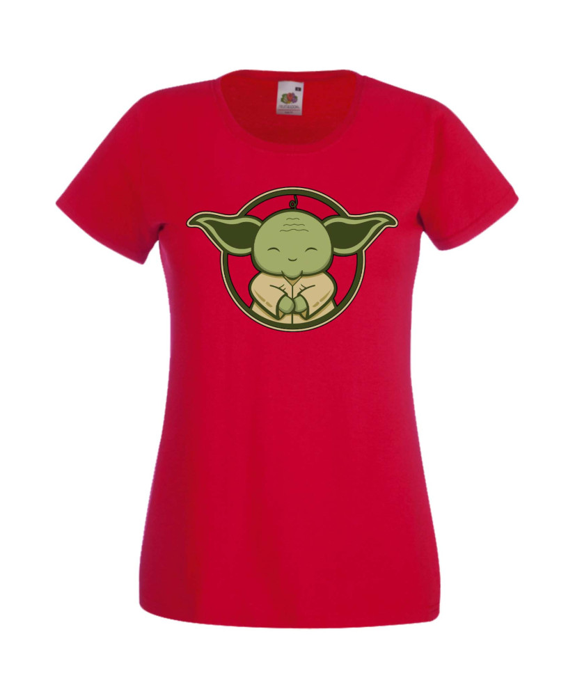Дамска Тениска Star Wars Yoda 1 Дамска Тениска Star Wars Yoda 1