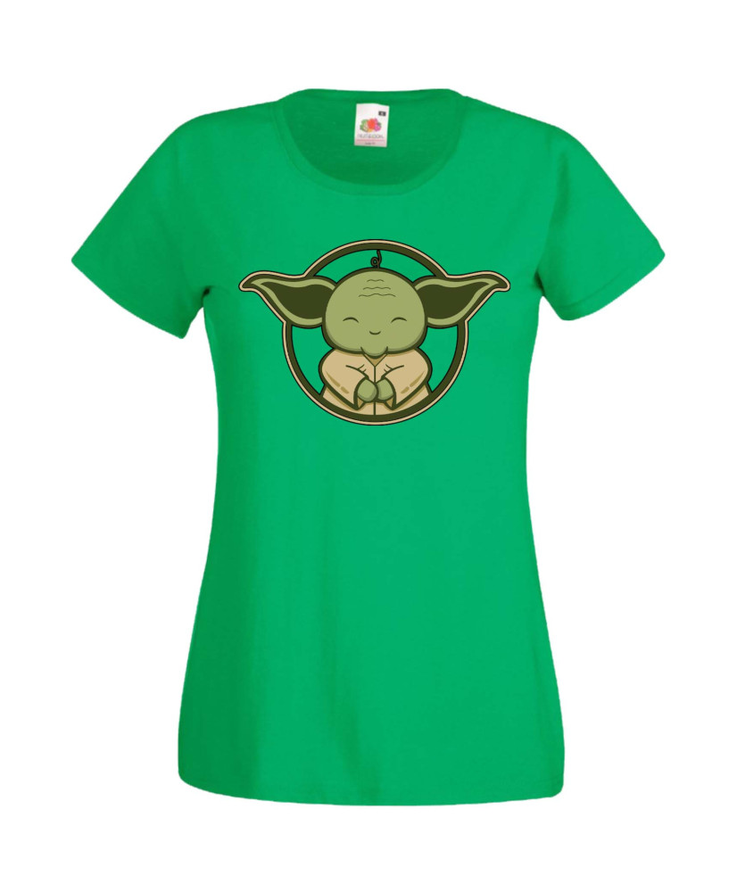 Дамска Тениска Star Wars Yoda 1 Дамска Тениска Star Wars Yoda 1