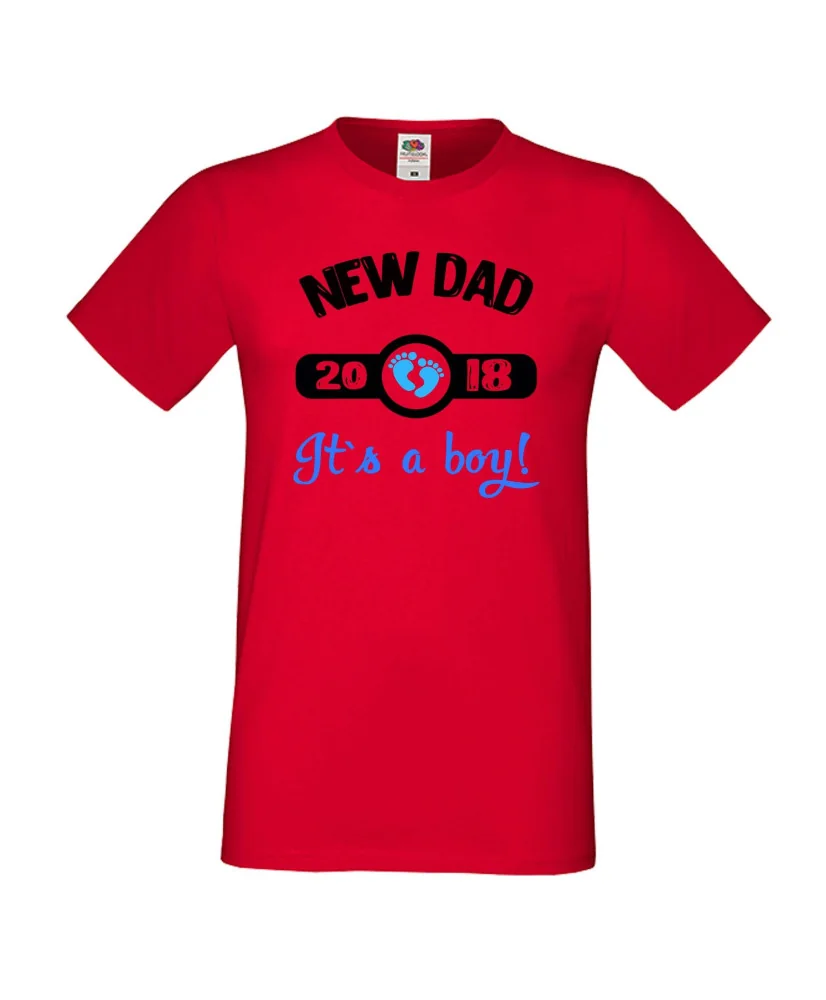 Мъжка тениска New DAD 2018 boy Мъжка тениска New DAD 2018 boy