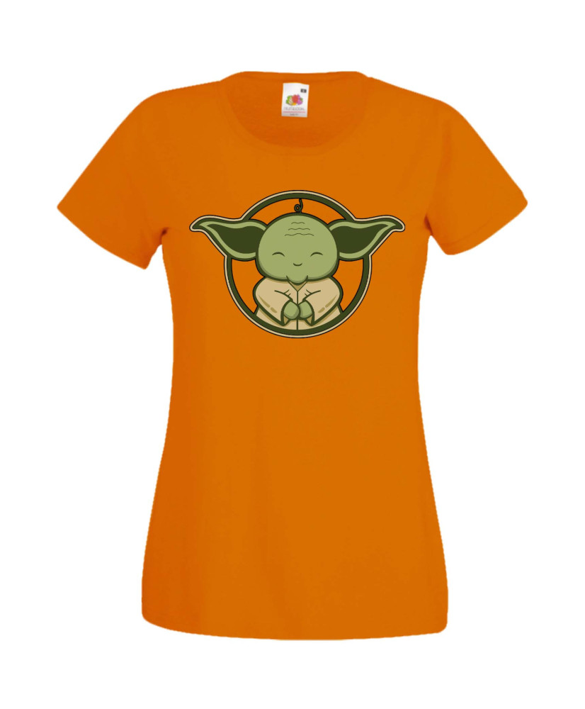 Дамска Тениска Star Wars Yoda 1 Дамска Тениска Star Wars Yoda 1