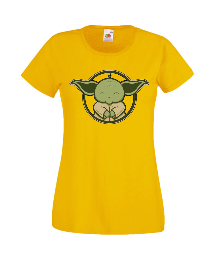 Дамска Тениска Star Wars Yoda 1 Дамска Тениска Star Wars Yoda 1