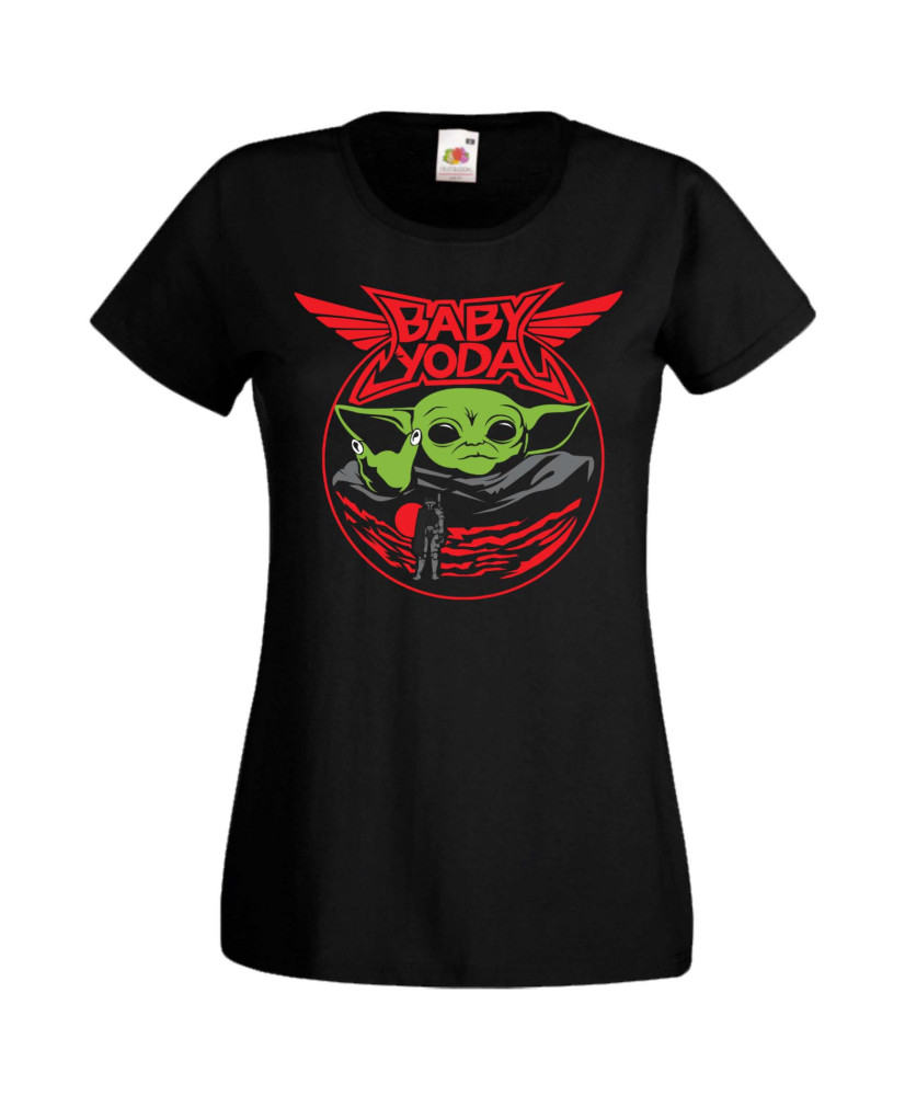 Дамска Тениска Star Wars Baby Yoda 1 Дамска Тениска Star Wars Baby Yoda 1