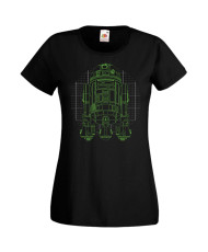 Дамска Тениска Star Wars R2D2