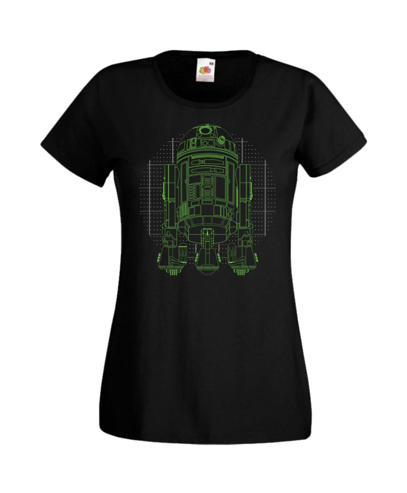 Дамска Тениска Star Wars R2D2