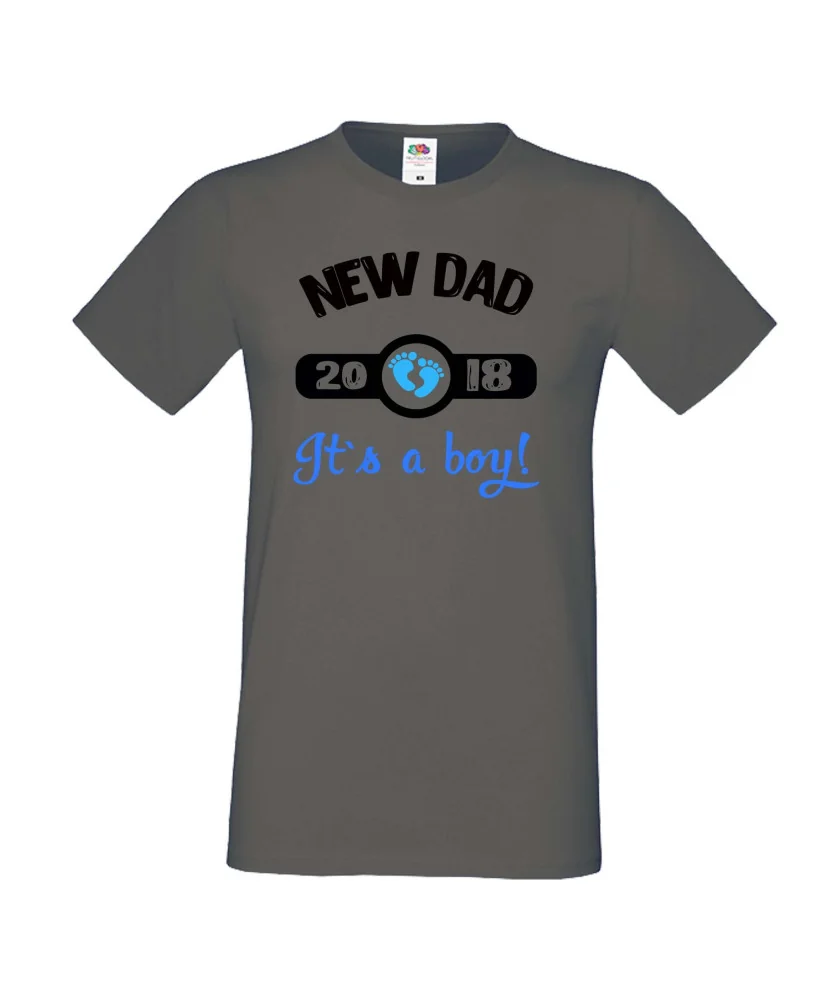 Мъжка тениска New DAD 2018 boy Мъжка тениска New DAD 2018 boy
