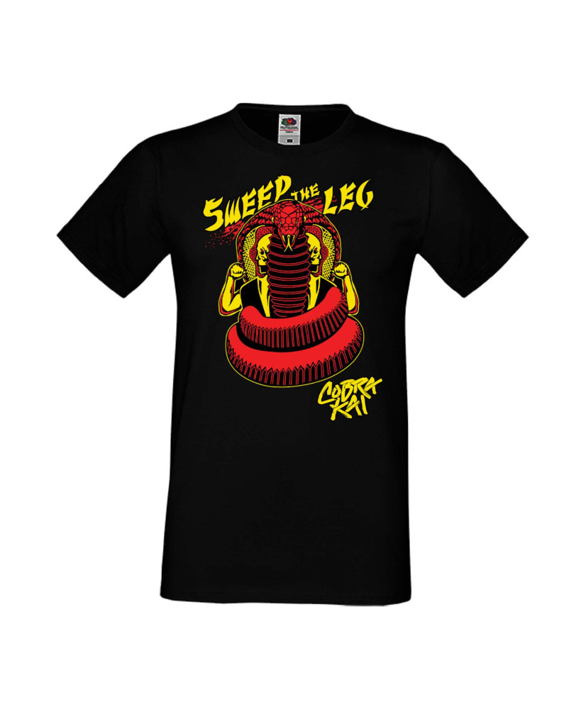 Мъжка Тениска Cobra Kai Sweep The Leg Мъжка Тениска Cobra Kai Sweep The Leg