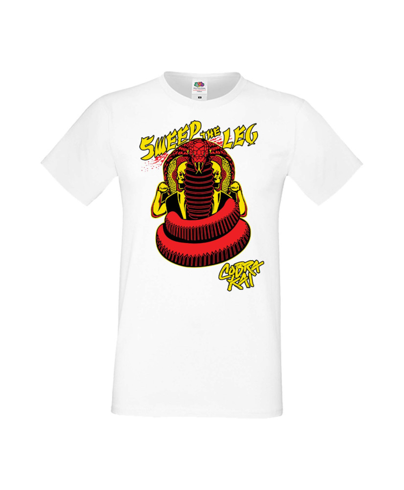 Мъжка Тениска Cobra Kai Sweep The Leg Мъжка Тениска Cobra Kai Sweep The Leg