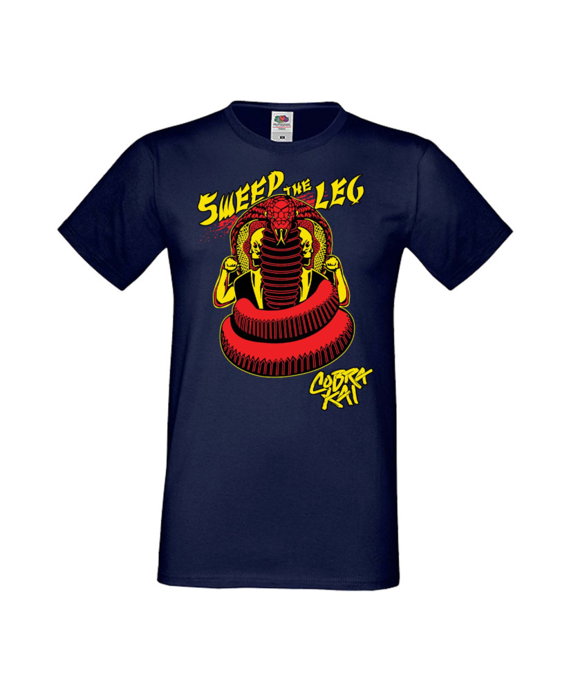 Мъжка Тениска Cobra Kai Sweep The Leg Мъжка Тениска Cobra Kai Sweep The Leg