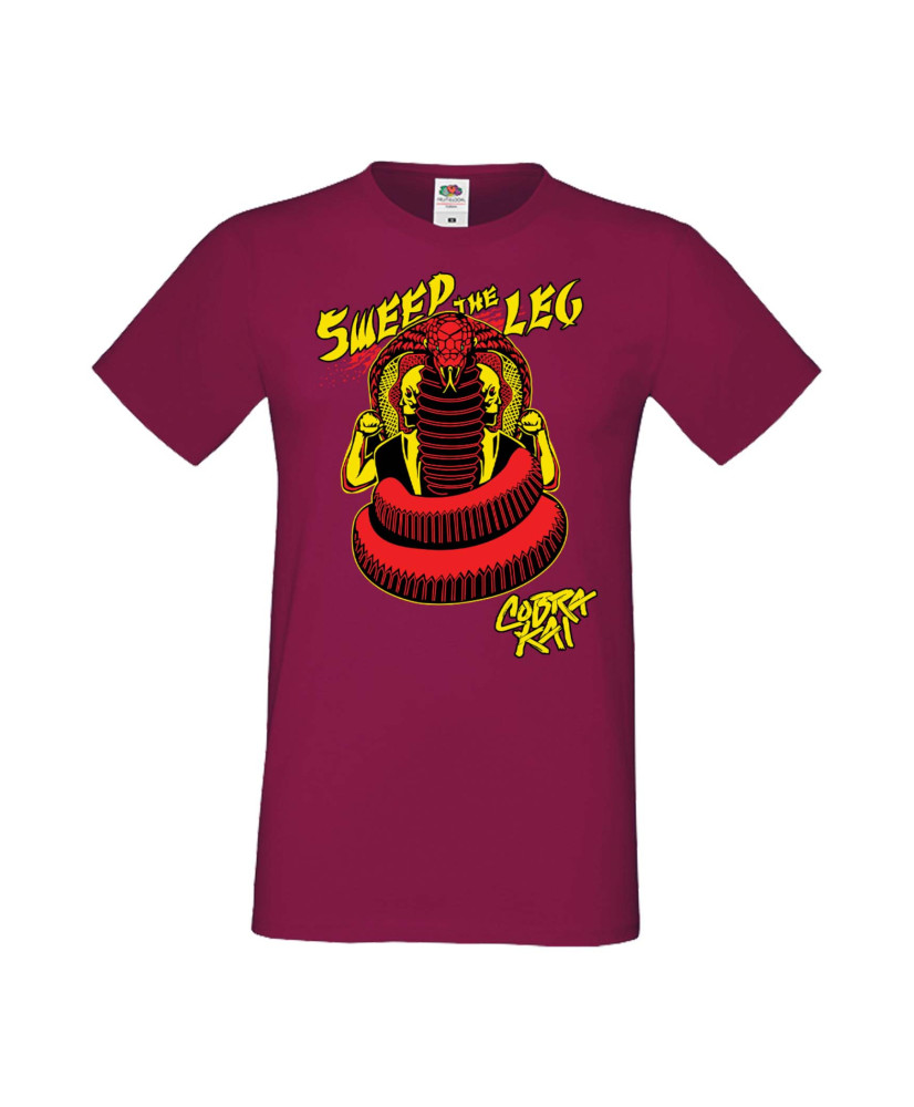 Мъжка Тениска Cobra Kai Sweep The Leg Мъжка Тениска Cobra Kai Sweep The Leg