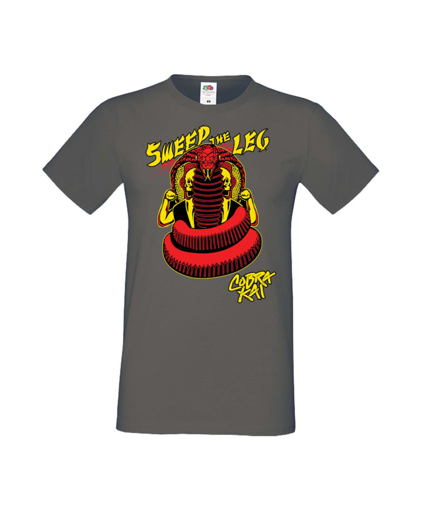 Мъжка Тениска Cobra Kai Sweep The Leg Мъжка Тениска Cobra Kai Sweep The Leg