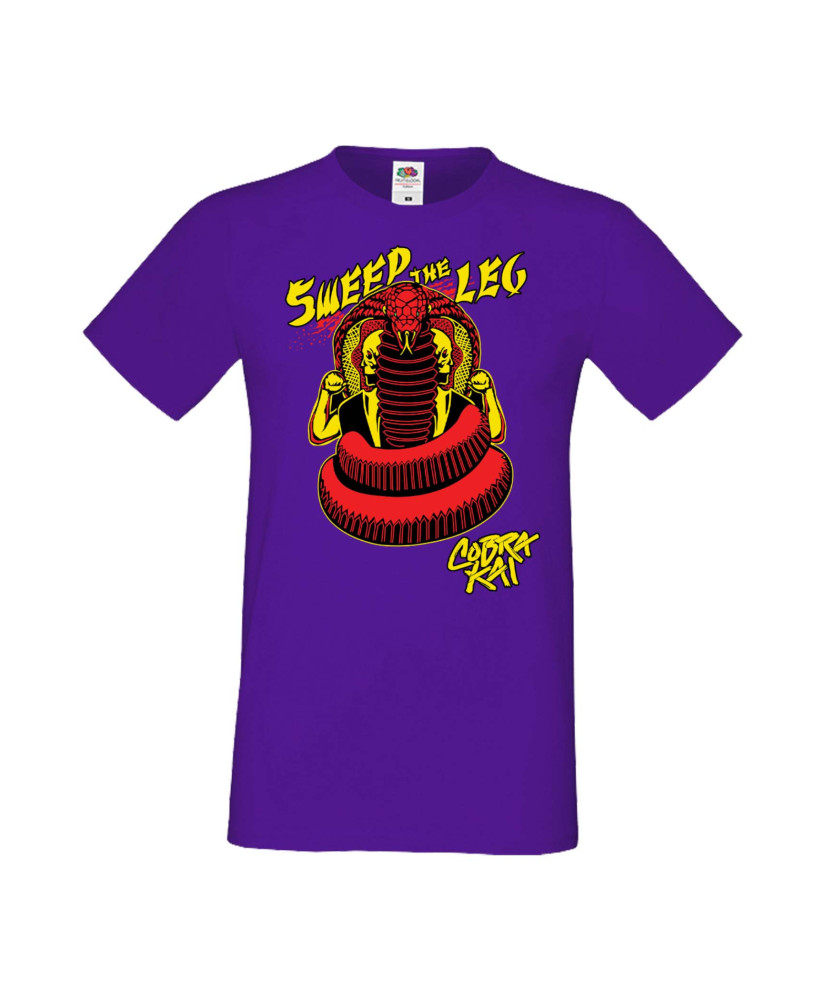 Мъжка Тениска Cobra Kai Sweep The Leg Мъжка Тениска Cobra Kai Sweep The Leg