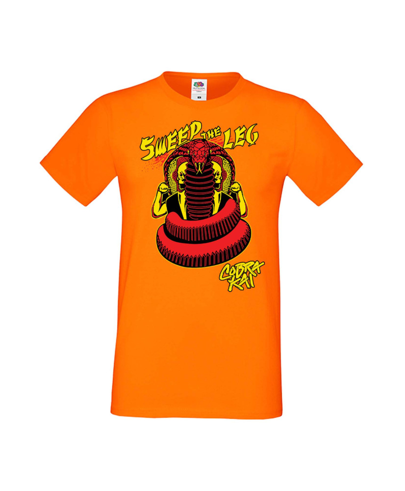 Мъжка Тениска Cobra Kai Sweep The Leg Мъжка Тениска Cobra Kai Sweep The Leg