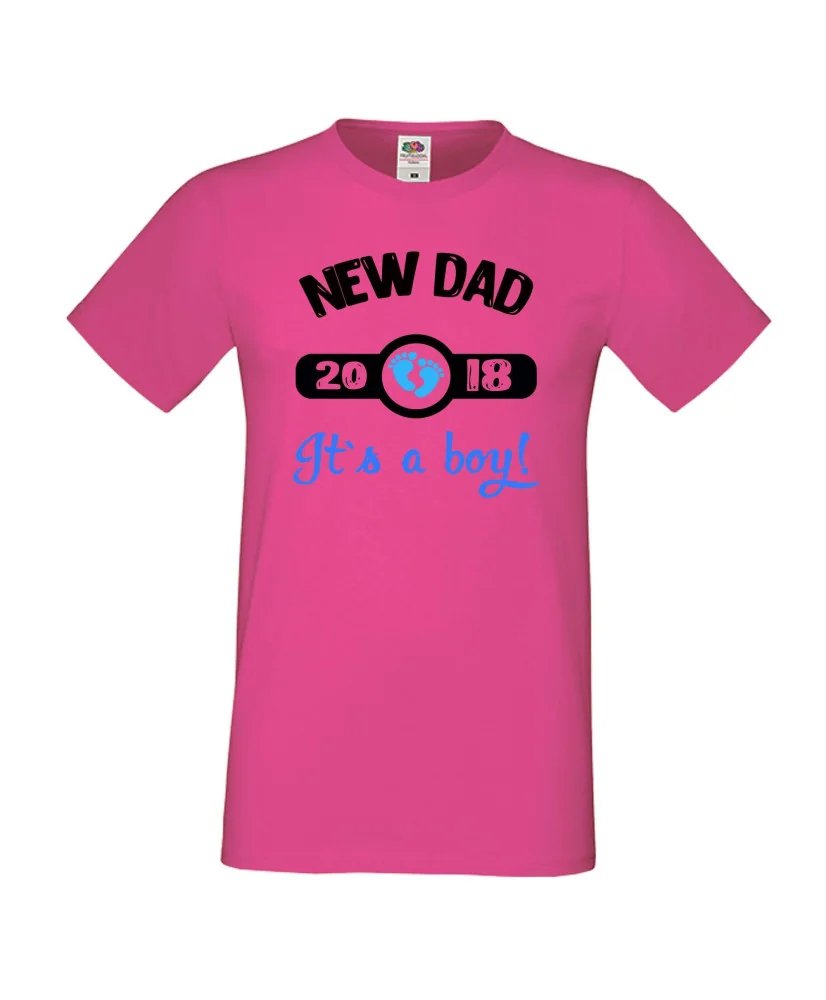 Мъжка тениска New DAD 2018 boy Мъжка тениска New DAD 2018 boy