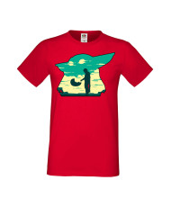 Мъжка Тениска star wars Mandalorian Baby Yoda 1