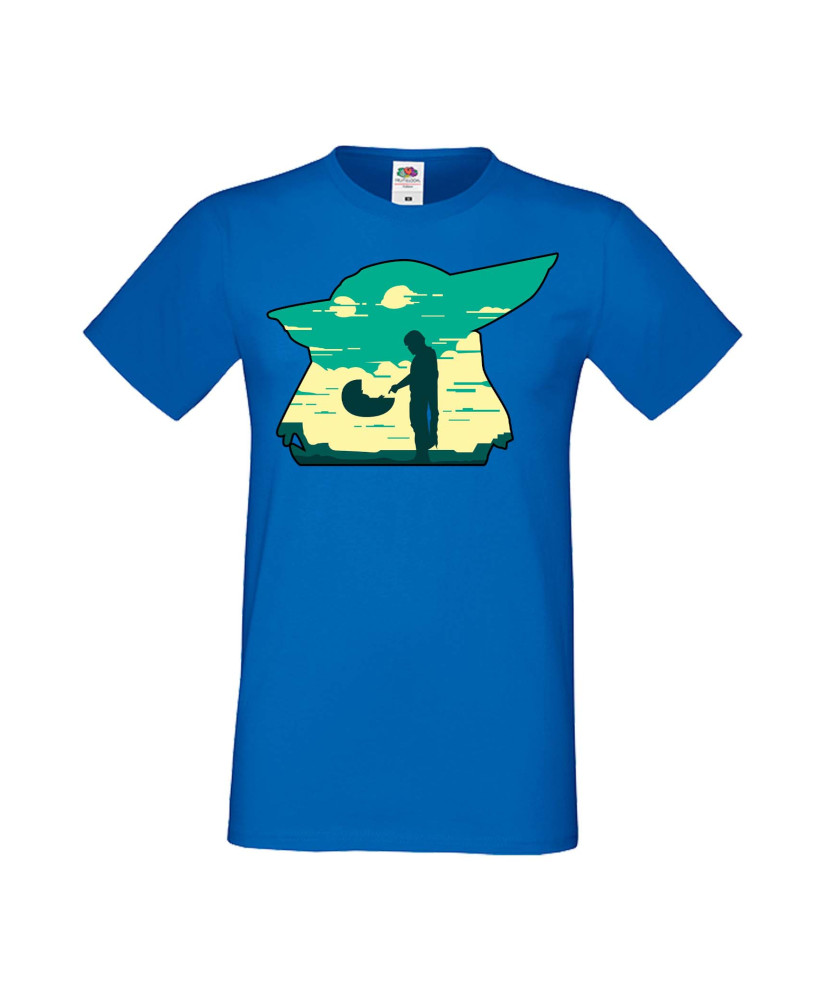 Мъжка Тениска star wars Mandalorian Baby Yoda 1