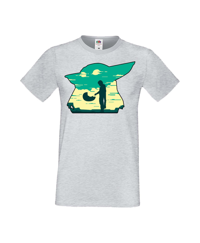 Мъжка Тениска star wars Mandalorian Baby Yoda 1