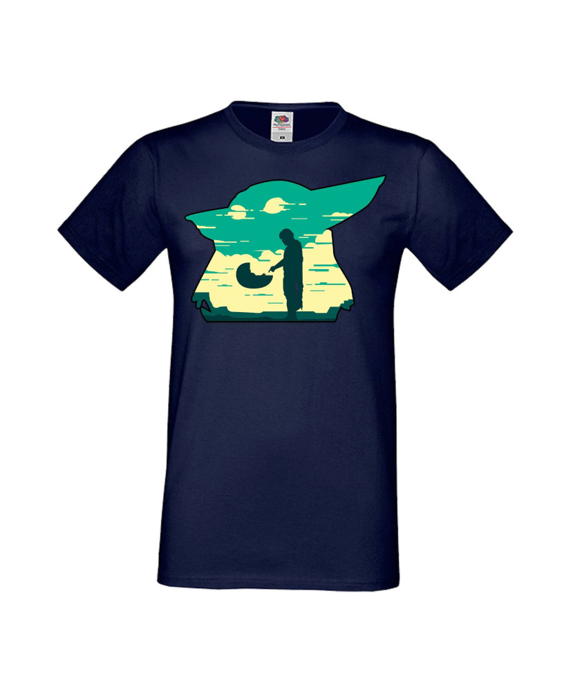 Мъжка Тениска star wars Mandalorian Baby Yoda 1