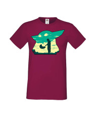 Мъжка Тениска star wars Mandalorian Baby Yoda 1