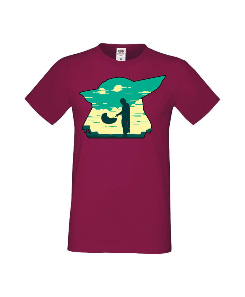 Мъжка Тениска star wars Mandalorian Baby Yoda 1