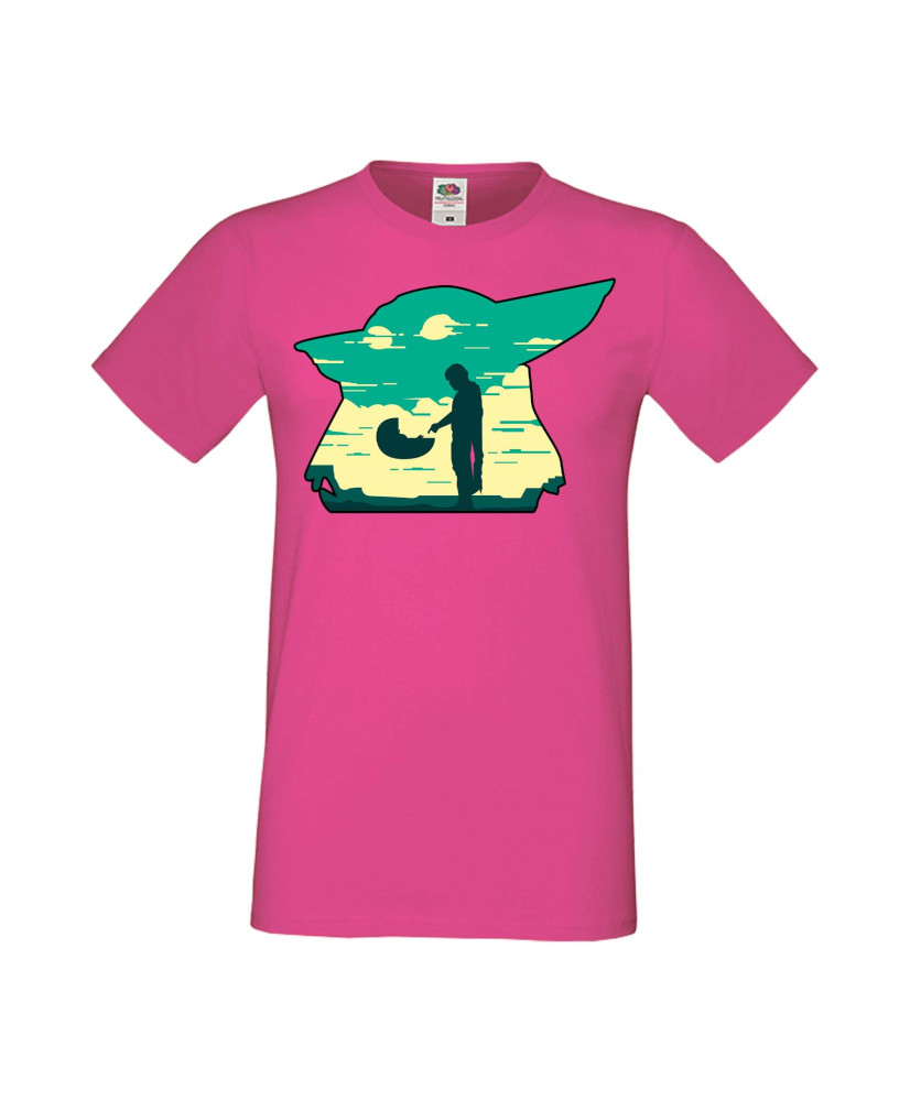 Мъжка Тениска star wars Mandalorian Baby Yoda 1