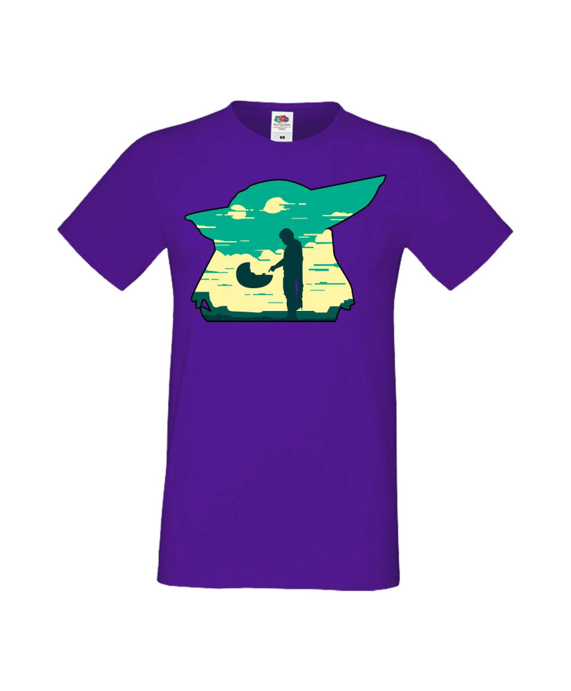 Мъжка Тениска star wars Mandalorian Baby Yoda 1