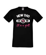 Мъжка тениска New DAD 2018 girl