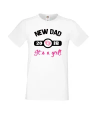 Мъжка тениска New DAD 2018 girl