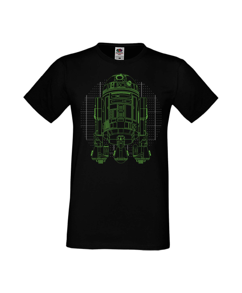 Мъжка Тениска Star Wars Mandalorian Star Wars R2D2