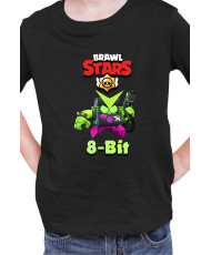Детска Тениска Brawl Stars Battle Royale 8-Bit Virus