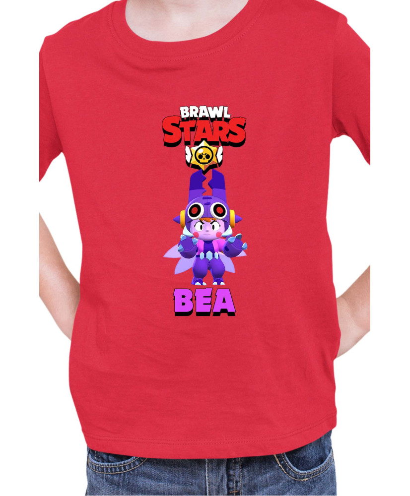 Детска Тениска Brawl Stars Battle Royale Bea Mega Beetle Детска Тениска Brawl Stars Battle Royale Bea Mega Beetle