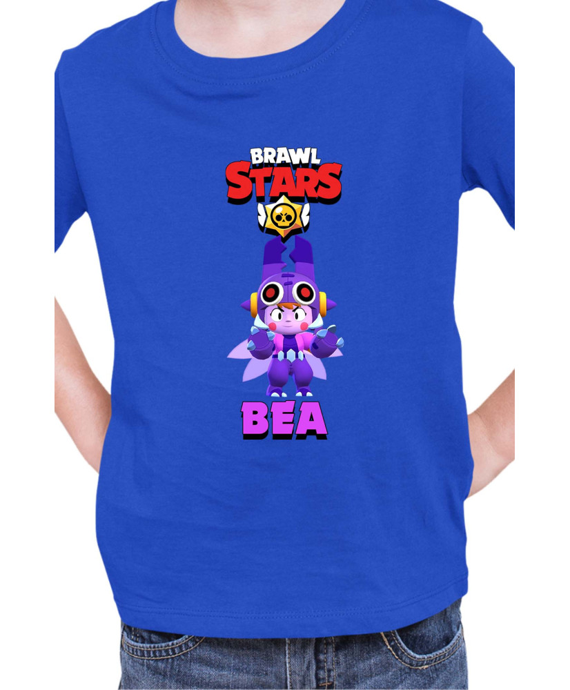 Детска Тениска Brawl Stars Battle Royale Bea Mega Beetle Детска Тениска Brawl Stars Battle Royale Bea Mega Beetle