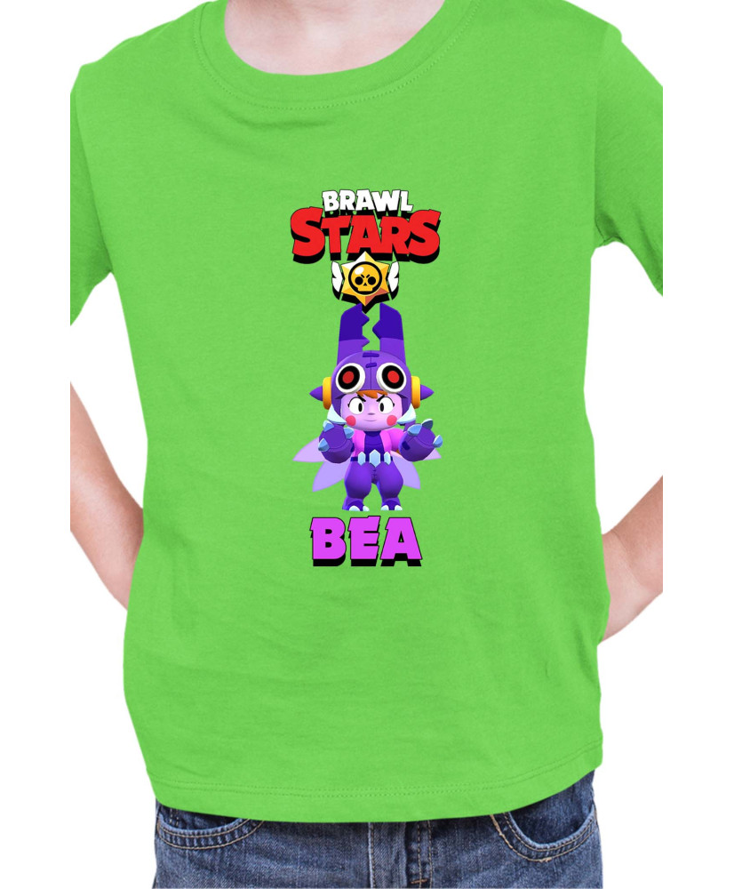 Детска Тениска Brawl Stars Battle Royale Bea Mega Beetle Детска Тениска Brawl Stars Battle Royale Bea Mega Beetle