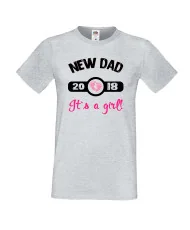 Мъжка тениска New DAD 2018 girl