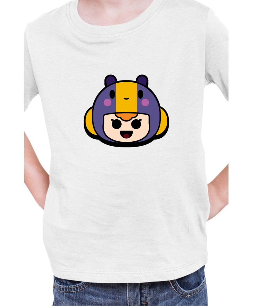 Детска Тениска Brawl Stars Battle Royale Bea Pin Neutral Детска Тениска Brawl Stars Battle Royale Bea Pin Neutral
