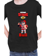 Детска Тениска Brawl Stars Battle Royale Bull Touchdown