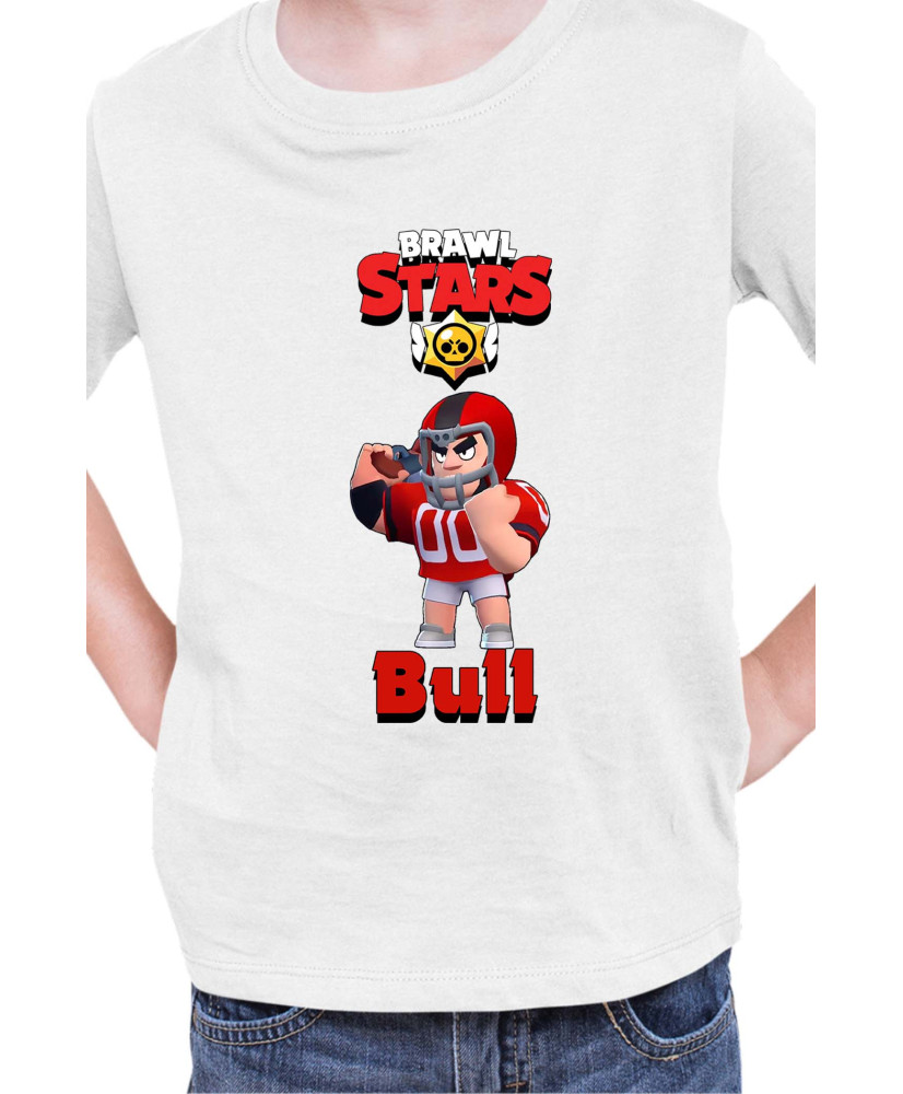 Детска Тениска Brawl Stars Battle Royale Bull Touchdown Детска Тениска Brawl Stars Battle Royale Bull Touchdown